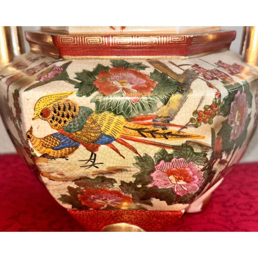 Antique Signed Japanese Shimazu Satsuma Late Meiji Koro